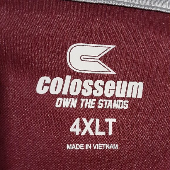 Colosseum Men's Texas A&M Aggies LS 1/4 Zip Shirt Size 4XLT - Picture 4 of 4